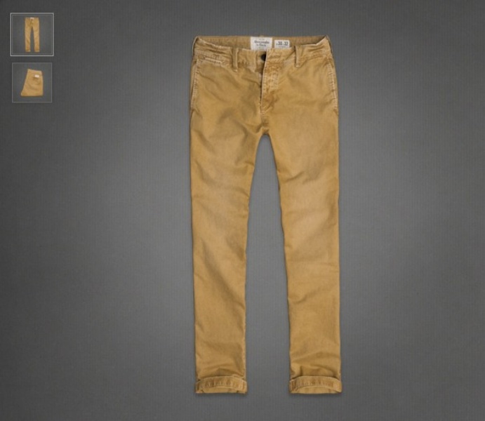 Abercrombie Fitch Hombres Chinos Pantalones AF7407